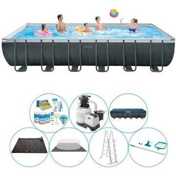 Pack de piscine Intex Ultra XTR Frame rectangulaire 732x366x132 cm - Intex Piscine Offrir