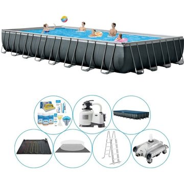 Piscine Intex Ultra XTR Frame rectangulaire 975x488x132 cm avec accessoires - Offre
