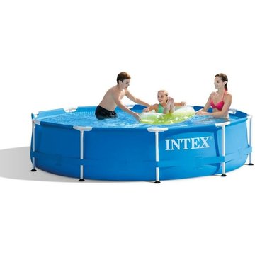 Intex Piscine - Metal Frame - Piscine ronde 305x76 cm - Intérieure - Bleu