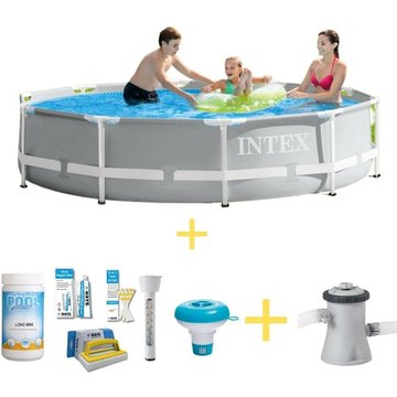 Piscine tubulaire Intex ronde 305x76 cm - Intex Piscine Prism Frame