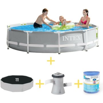 Piscine tubulaire ronde Intex Piscine 305x76 cm - Prism Frame Pool - Prix compétitif, livraison rapide!