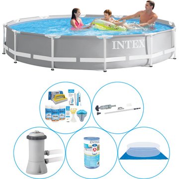 Piscine Intex avec accessoires - 6 pièces Intex Easy Set Ronde 366x76 cm - Prix compétitif, livraison rapide !
