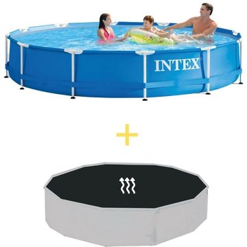 Piscine tubulaire ronde Intex Piscine 366x76 cm - Metal Frame Pool - maintenant plus abordable
