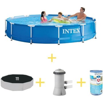 Piscine tubulaire Intex ronde 366x76 cm - Metal Frame Pool - OFFRE