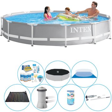 Intex Piscine - Super Set de Piscine Prism Frame Ronde 366x76cm