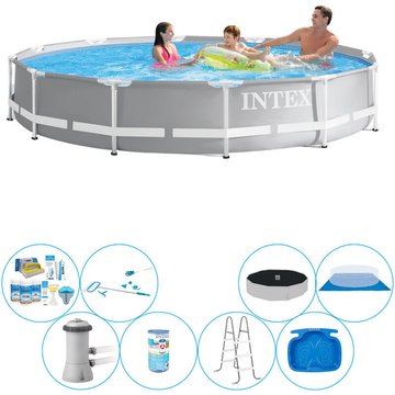 Offre Deluxe Intex Piscine Prism Frame Ronde 366x76 cm - Prix compétitif, livraison rapide !