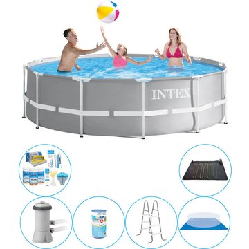 Intex Piscine Prism Frame Ronde 366x99 cm avec accessoires - 6 pièces - Prix compétitif, livraison rapide !