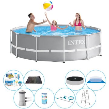 Intex Piscine Prism Frame - 366 x 99 cm - Set d'avantages - OFFERT