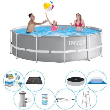 Intex Piscine - Pack tout-en-un Prism Frame Rond 366x99 cm - Prix compétitif, livraison rapide !