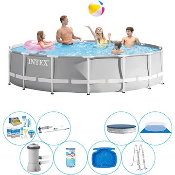 Intex Piscine Super Deal Prism Frame Ronde 427x107 cm - Prix compétitif, livraison rapide !