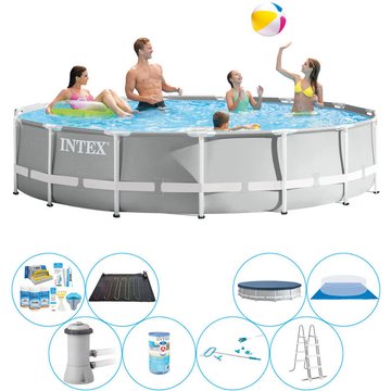 Ensemble piscine Intex Prism Frame Ronde 457x107 cm - Prix compétitif, livraison rapide!