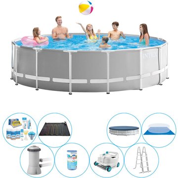 Offre combinée Intex Piscine Prism Frame Ronde 457x122 cm - maintenant plus abordable