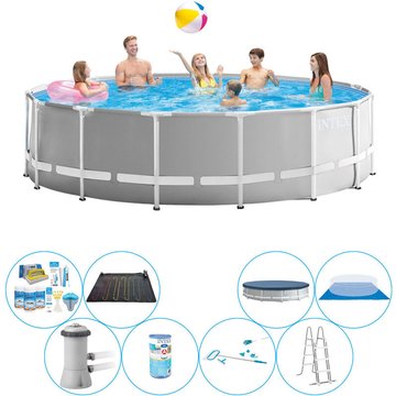 Set de piscine Intex Prism Frame Ronde 457x122 cm - Intex Piscine