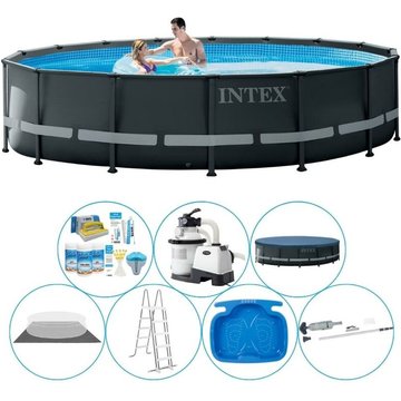 Piscine Intex Ultra XTR Frame Ronde 488x122 cm - Super Deal - Prix compétitif, livraison rapide!