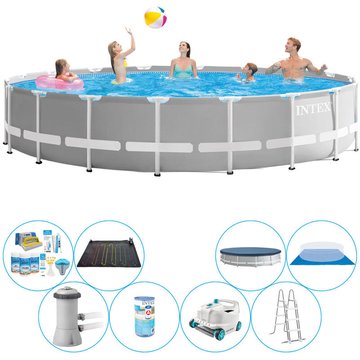 Offre combinée Intex Piscine Prism Frame Ronde 549x122 cm - maintenant plus abordable