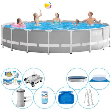 Intex Piscine - Pack Piscine Prism Frame Ronde 549x122 cm - Offre Intex