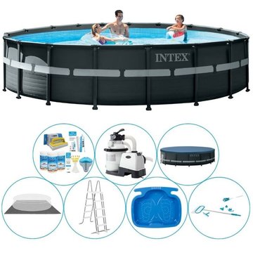 Piscine Intex Ultra XTR Frame Ronde avec accessoires 549x132 cm - offrir