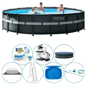 Piscine Intex Ultra XTR Frame Ronde avec accessoires 549x132 cm