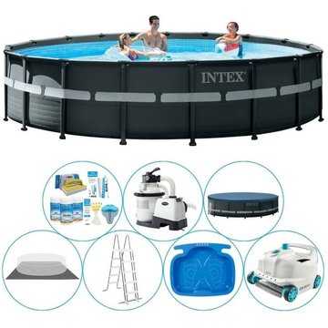 Paquet de piscine tout-en-un Intex Piscine Ultra XTR Frame Ronde 549x132 cm - maintenant plus abordable