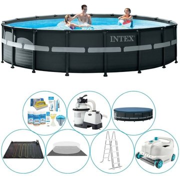 Intex Piscine - Offre combinée Ultra XTR Frame Ronde 549x132cm - Prix compétitif, livraison rapide !