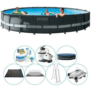 Intex Piscine Ultra XTR Frame - 610x122 cm - Set d'avantage - Prix compétitif, livraison rapide !