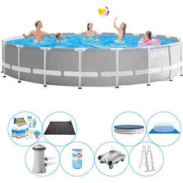 Piscine Intex Prism Frame Ronde 610x132 cm avec accessoires - Prix compétitif, livraison rapide !