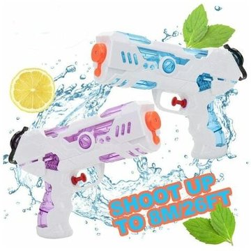 Cham - Pistolet à Eau Mini-2 Pack 250 ml Water Blaster pour Les fêtes Estivales en Plein air, Piscine extérieure, Plage, Les Enfants et Les Adultes