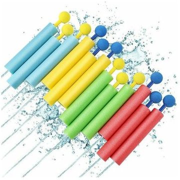 Pistolets à Eau en Mousse pour Enfants, 12 pièces faveurs de fête Piscine Plage Jardin extérieur Lutte Contre l'eau fête Jouets d'été