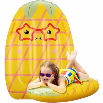 Planche Flottante en PVC, Bouée d'Entraînement de Natation Mixte avec 2 Poignées Motif Mignon pour Débutants Enfants Adultes, Planche de Surf Gonflable WAHAISON