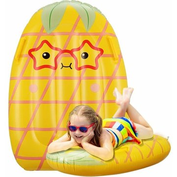 TUMALAGIA Planche Flottante en PVC pour Piscine, Bouée Entrainement de Natation Mixte avec 2 Poignées Motif Mignon pour Débutants Enfants Adultes