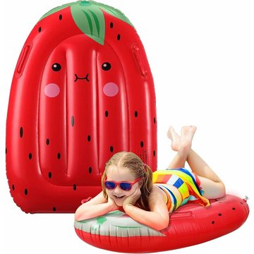 Planche Flottante en PVC, Bouée Entraînement de Natation Mixte WAHAISON avec 2 Poignées Motif Mignon pour Débutants Enfants Adultes, Planche de Surf Gonflable pour Piscine
