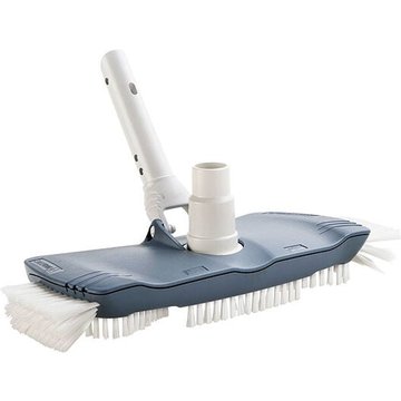 Aspirateur Ovale Manuel Shark pour piscine avec Brosses Latérales et Inférieures en ABS Bleu et Blanc - Plantawa Astralpool