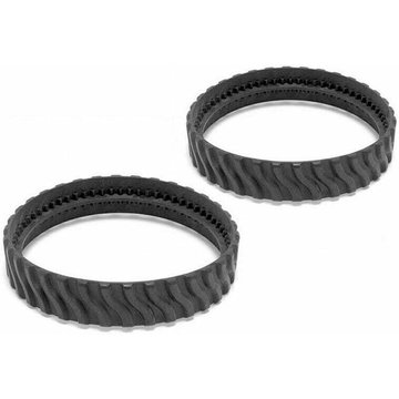 Pneu Tracks 2pcs Accueil Accessoires Pratiques Remplacement de Piscine Outil en Caoutchouc à Connexion Rapide R0526100 Facile à Installer Pneu ue