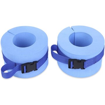 Poignets Aquatiques de Natation en Mousse, Bandes de Cheville de baignade Aérobic à Flotteur Bague avec Boucle pour Bras de Bras 1 Paire