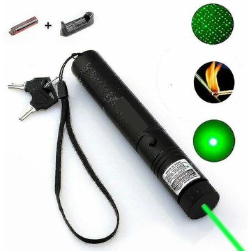 SWYEOOT - Pointeurs laser verts puissants 10000m 532nm pour piscine, pointeur laser de visée haute puissance, torche rechargeable à longue portée