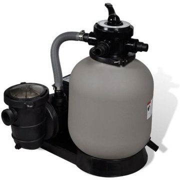 Vidaxl - Pompe à filtre à sable pour piscine 600 W 17000 l/h - Gris