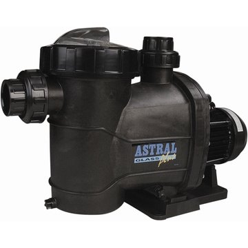 Pompe Astral Glass Plus 0,50 cv / 8 m³/h Tri - AstralPool - Noir pour piscine