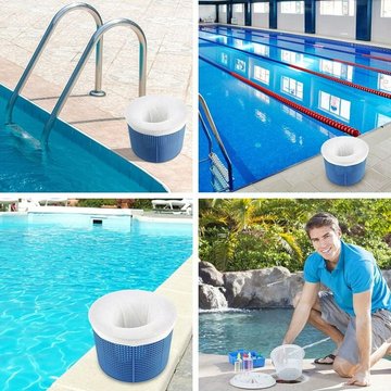 Ocxin - Pool Skimmer Socks, Lot de 20 Chaussettes Skimmer Piscine, Skimmer Réutilisable et Super Élastique pour Panier de Skimmer, de Pompe, Piscine,