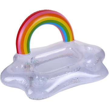 Porte-Boissons Flottant Boisson Gonflable Salade De Fruits Glace Barre De Service Conteneurs De Refroidisseur De Nourriture Plateau Flottant