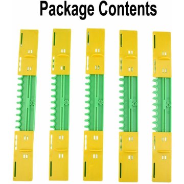 Porte d&39entrée en plastique pour ruche, 5 pièces, bote pour apiculteur, disque d&39entrée, nid d&39abeille, fournitures de jardin,CHINA