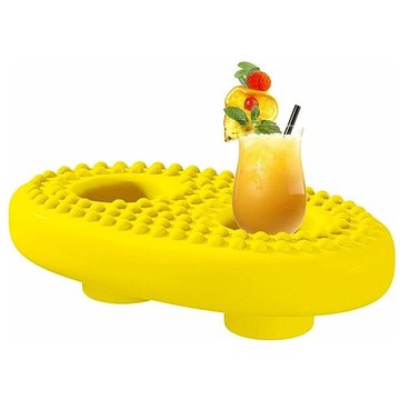 Guazhunifr - Porte-gobelet Flottant - Dessous de Verre pour Piscine , Porte-gobelets pour flotteurs de Boissons de Piscine,GU.B/bon