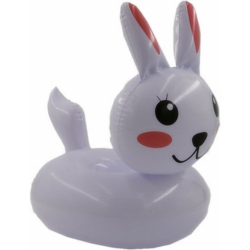 Cadeaux - Porte-gobelet gonflable, lapin porte-gobelet mignon gonflable dessous de verre flottant porte-gobelet jouet de bain piscine dessous de