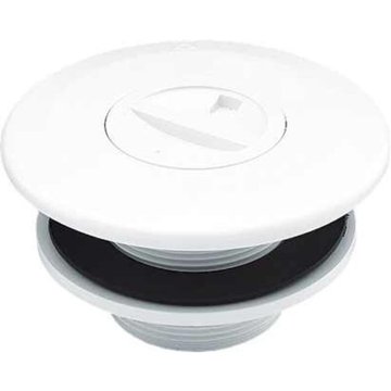 Pièce à sceller piscine - Prise balai avec joint et écrou Norm Coque/Béton - Blanc AstralPool