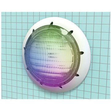 Projecteur LED Gaia pour piscine - Couleur enjoliveur : Blanc - Couleur projecteur : Couleur - CCEI
