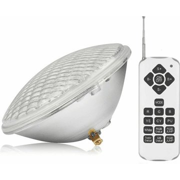 Projecteur sous-marin encastrable TUMALAGIA RGB pour piscine IP68 étanche avec télécommande 48 watts 1 pièce blanc chaud