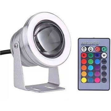Betterlife - Projecteur Submersible à led Éclairage Sous-marin IP68 Étanche rgb, 10W Projecteur led pour Éclairage Extérieur de Jardin avec Piscine à