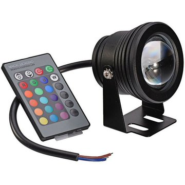 Briday - Projecteur Submersible à led, Éclairage Sous-marin IP67 Étanche rgb, 10W Projecteur led pour Éclairage Extérieur de Jardin avec Piscine à