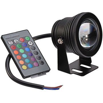 Qersta - Projecteur Submersible à led, Éclairage Sous-marin IP67 Étanche rgb, 10W Projecteur led pour Éclairage Extérieur de Jardin avec Piscine à