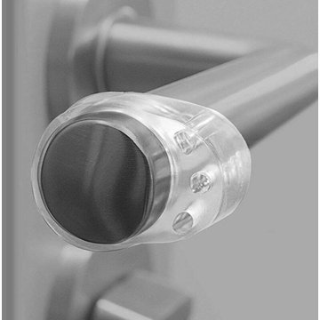 Protection poignée de porte AYYQH, protège poignée double transparent et protège mur pour piscine, poignée de fenêtre pour protéger contre les marques (1PCS)