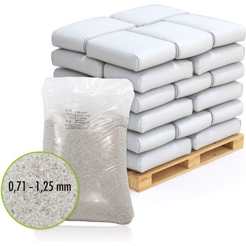 QUARZWERKE GMBH - Sable de quartz pour piscine 0,7-1,25 mm 25 kg 500 kg